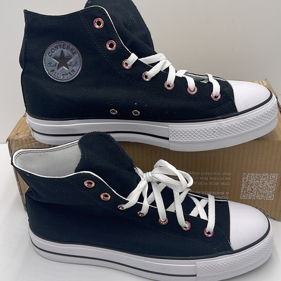 Converse Men’s 171209C Chuck Taylor All Star Lift Platform Canvas Sneakers - Picture 2 of 16